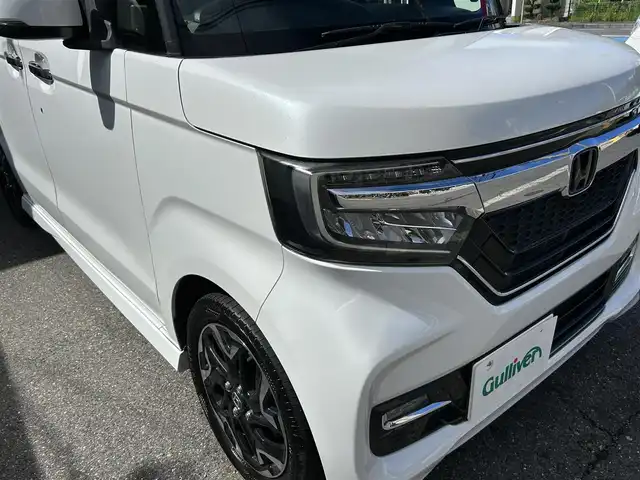 ホンダ Ｎ ＢＯＸ カスタム G L ターボ ホンダセンシング 愛知県 2019(平31)年 5.5万km プラチナホワイトパール ワンオーナー 禁煙車リモコンエンジンスターター/両側パワースライドドア/純正ナビ/フルセグテレビ/バックカメラ/クルコン/Bluetooth/純正アルミホイール/プッシュスタート/ビルトインETC/CMBS/LKAS/ハーフレザーシート/コーナーセンサー/パドルシフト/ドラレコ/オートライト/取説、保証書、スペアキー
