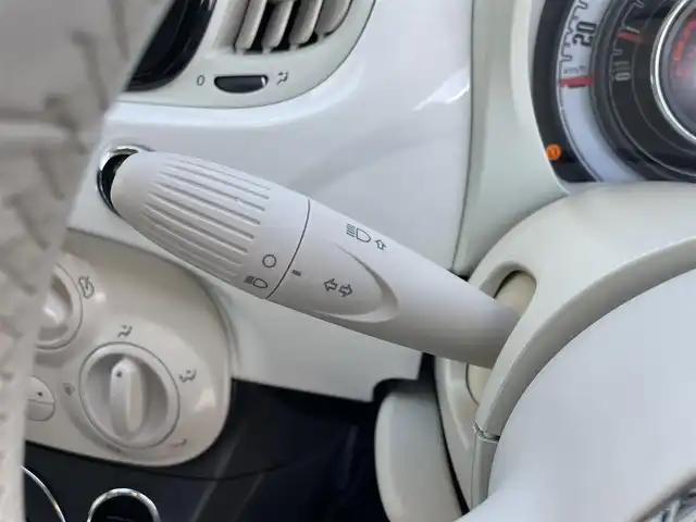 フィアット ５００ 1．2 ポップ 群馬県 2018(平30)年 2.9万km ボサノバホワイト 純正オーディオ/　（Bluetooth USB AUX AM FM)/ETC/革巻きステアリング/ステリングスイッチ/純正フロアマット/社外15インチAW夏タイヤ積込み/取扱説明書/保証書/スペアキー