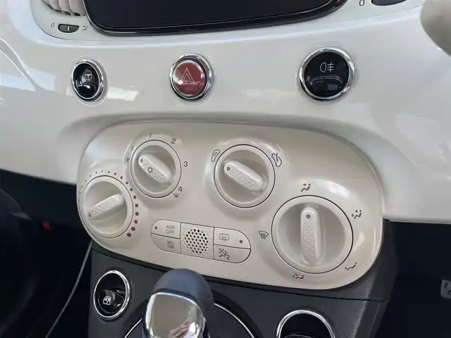 フィアット ５００ 1．2 ポップ 群馬県 2018(平30)年 2.9万km ボサノバホワイト 純正オーディオ/　（Bluetooth USB AUX AM FM)/ETC/革巻きステアリング/ステリングスイッチ/純正フロアマット/社外15インチAW夏タイヤ積込み/取扱説明書/保証書/スペアキー