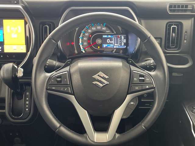 スズキ ハスラー Jスタイル ターボ 愛知県 2021(令3)年 4.8万km オフブルーメタリック/ガンメタリック2トーンルーフ 純正9型ディスプレイオーディオナビ/全方位カメラ/レーダークルーズコントロール/シートヒーター/バックカメラ/コーナーセンサー/純正アルミホイール/LEDヘッドライト/パドルシフト/オートマチックハイビーム/ドライブレコーダー/ETC/衝突軽減システム/フルセグ/CD DVD/Bluetooth/ステアリングスイッチ/スマートキー/プッシュスタート