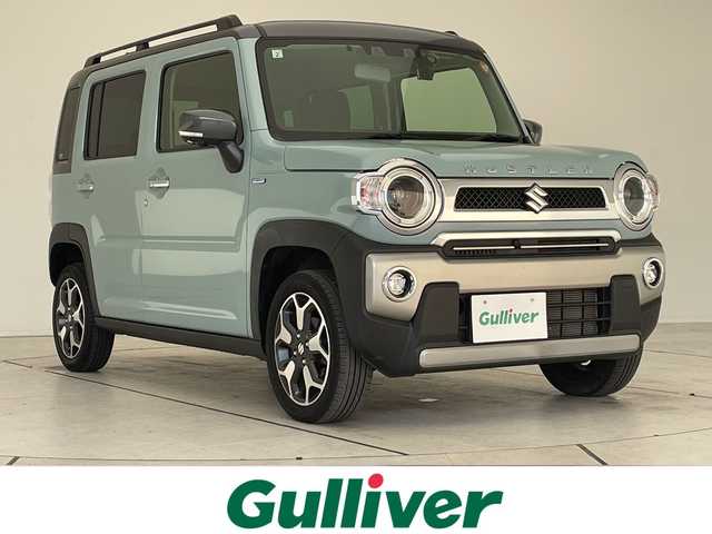 スズキ ハスラー Jスタイル ターボ 愛知県 2021(令3)年 4.8万km オフブルーメタリック/ガンメタリック2トーンルーフ 純正9型ディスプレイオーディオナビ/全方位カメラ/レーダークルーズコントロール/シートヒーター/バックカメラ/コーナーセンサー/純正アルミホイール/LEDヘッドライト/パドルシフト/オートマチックハイビーム/ドライブレコーダー/ETC/衝突軽減システム/フルセグ/CD DVD/Bluetooth/ステアリングスイッチ/スマートキー/プッシュスタート