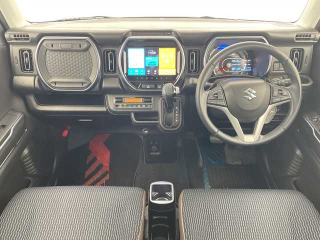 スズキ ハスラー Jスタイル ターボ 愛知県 2021(令3)年 4.8万km オフブルーメタリック/ガンメタリック2トーンルーフ 純正9型ディスプレイオーディオナビ/全方位カメラ/レーダークルーズコントロール/シートヒーター/バックカメラ/コーナーセンサー/純正アルミホイール/LEDヘッドライト/パドルシフト/オートマチックハイビーム/ドライブレコーダー/ETC/衝突軽減システム/フルセグ/CD DVD/Bluetooth/ステアリングスイッチ/スマートキー/プッシュスタート