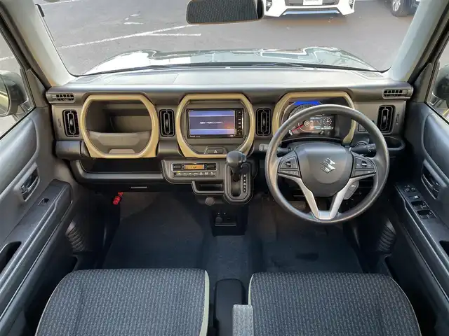 スズキ ハスラー HYBRID G 東京都 2024(令6)年 0.6万km クールカーキPM デュアルカメラブレーキサポート/レーンキープアシスト/社外メモリーナビ/Bluetooth フルセグテレビ/アダプティブクルーズコントロール/リアパーキングセンサー/スマートキー/LEDヘッドライト/シートヒーター