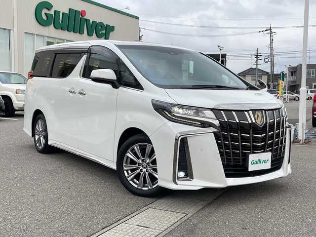 トヨタ アルファード S タイプゴールド 石川県 2020(令2)年 4.8万km パール 純正ディスプレイオーディオ　ナビ　フルセグ　バックカメラ　サンルーフ　ＬＥＤヘッドライト　ビルトインＥＴＣ　パワーバックドア　両側パワスラ　ハーフレザーシート　セーフティセンス　レーダークルーズ