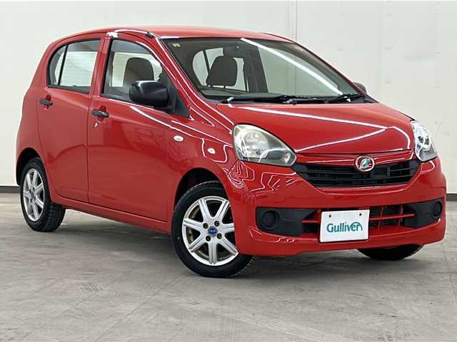 ダイハツ ミラ イース Lf SA 道央・札幌 2014(平26)年 16.6万km シャイニングレッド /4WD//アイドリングストップ//CD//ミュージックサーバー//ミュージックプレイヤー接続(AUX)//布シート//アルミホイール社外14インチ//ABS//横滑り防止装置//衝突被害軽減システム//ダブルエアバック//パワーウィンドウ//パワーステアリング