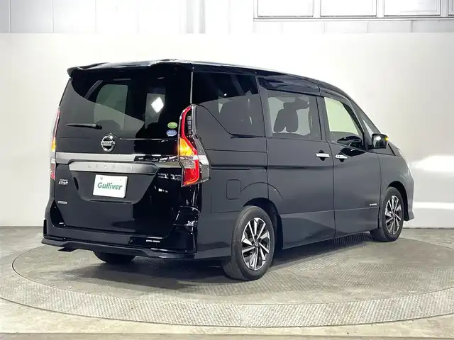 日産 セレナ ハイウェイスター V 大阪府 2021(令3)年 2.8万km ダイヤモンドブラック プロパイロット 純正ナビ(フルセグ/DVD再生/Bluetooth) 360カメラ ETC 両側パワースライドドア 後席モニター デジタルインナーミラー 衝突軽減 BSM クリアランスソナー ドラレコ