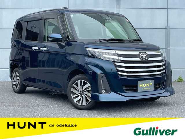 トヨタ ルーミー カスタムG 千葉県 2021(令3)年 2.6万km レーザーブルークリスタルシャイン 純正9インチナビ /【型式：NSZT-Y68T】/Bluetooth/CD/DVD/フルセグTV/SD/バックカメラ /両側パワースライドドア /ビルトインETC2.0/レーダークルーズコントロール /LEDヘッドライト /オートライト /オートハイビーム/D/N席シートヒーター/電動パーキングブレーキ/衝突被害軽減ブレーキ