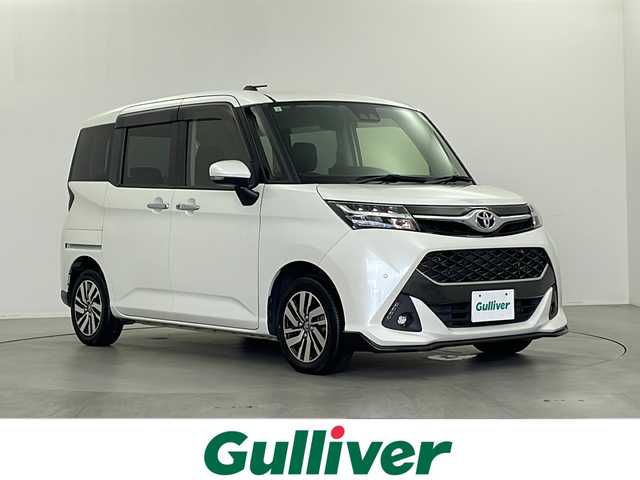 トヨタ タンク カスタムG 栃木県 2019(平31)年 5.3万km パールホワイトⅢ 社外ナビ９インチナビ/（DVD/CD（/FM・AM/BT)/バックカメラ/衝突軽減装置/横滑り防止装置/盗難防止装置/レーンアシスト/クルーズコントロール/ETC/純正フロアマット/両側パワースライドドア/純正アルミホイール/コーナーセンサー/オートライト/ステアリングリモコン/革巻きステアリング/ドアバイザー