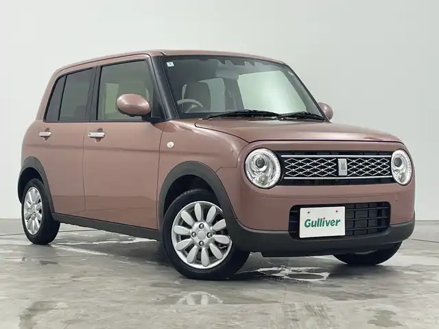 スズキ ラパン X 三重県 2024(令6)年 0.2万km テラコッタピンクメタリック 禁煙車/前席シートヒーター/全方向モニター対応/デュアルセンサーブレーキサポート/ステアリングスイッチ/レーンキープサポート/衝突軽減サポート/アイドリングストップ/プッシュスタート/スマートキー/オートライト/電動格納ミラー/スペアキー