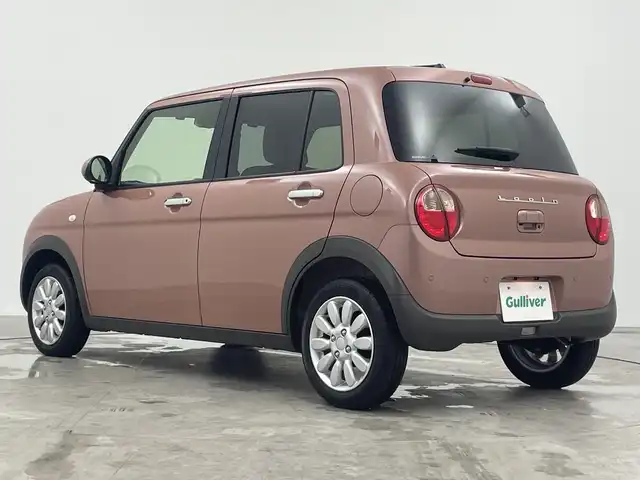 スズキ ラパン X 三重県 2024(令6)年 0.2万km テラコッタピンクメタリック 禁煙車/前席シートヒーター/全方向モニター対応/デュアルセンサーブレーキサポート/ステアリングスイッチ/レーンキープサポート/衝突軽減サポート/アイドリングストップ/プッシュスタート/スマートキー/オートライト/電動格納ミラー/スペアキー