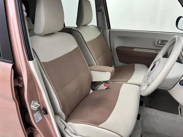 スズキ ラパン X 福岡県 2024(令6)年 0.2万km テラコッタピンクメタリック 社外ナビ／フルセグＴＶ　/全方位モニター対応　/プッシュスタート　/コーナーセンサー　/衝突軽減ブレーキ　/レーンキープ　/アイドリングストップ　/シートヒーター　/電動格納式ドアミラー　/純正１４インチアルミホイール