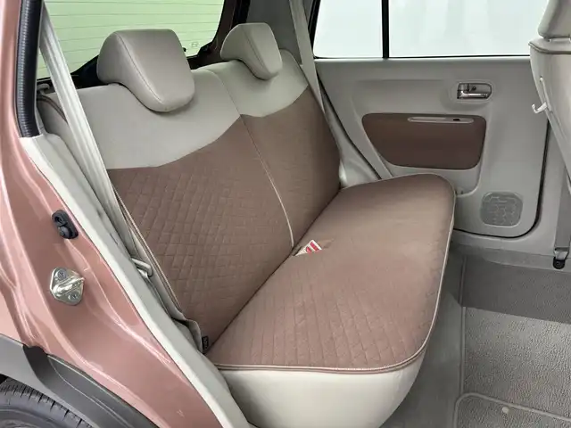 スズキ ラパン X 福岡県 2024(令6)年 0.2万km テラコッタピンクメタリック 社外ナビ／フルセグＴＶ　/全方位モニター対応　/プッシュスタート　/コーナーセンサー　/衝突軽減ブレーキ　/レーンキープ　/アイドリングストップ　/シートヒーター　/電動格納式ドアミラー　/純正１４インチアルミホイール