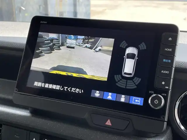 ホンダ Ｎ ＢＯＸ カスタム ターボ 滋賀県 2024(令6)年 0.1万km メテオロイドグレーメタリック 禁煙車/純正9型ナビ/CD/DVD/Bluetooth/フルセグTV/ドラレコ/ETC/バックカメラ/両側パワースライドドア/プッシュスタート/スペアキー/クルーズコントロール/ハーフレザーシート/ホンダセンシング/LEDヘッドライト/オートライト