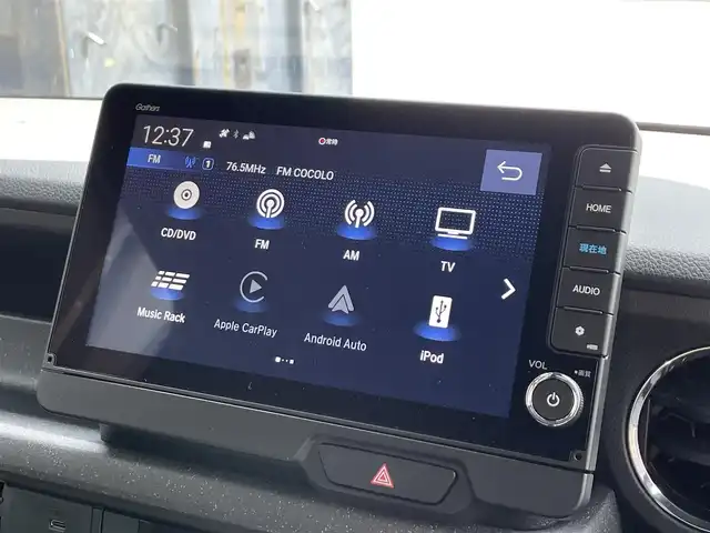 ホンダ Ｎ ＢＯＸ カスタム ターボ 滋賀県 2024(令6)年 0.1万km メテオロイドグレーメタリック 禁煙車/純正9型ナビ/CD/DVD/Bluetooth/フルセグTV/ドラレコ/ETC/バックカメラ/両側パワースライドドア/プッシュスタート/スペアキー/クルーズコントロール/ハーフレザーシート/ホンダセンシング/LEDヘッドライト/オートライト