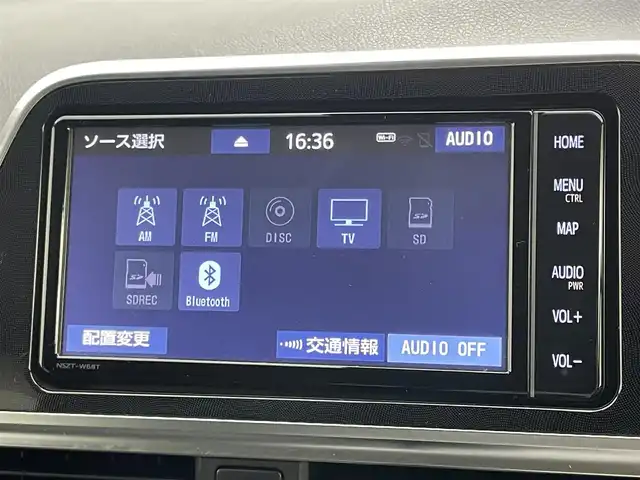 トヨタ シエンタ ハイブリッド G 岡山県 2019(令1)年 6.6万km ブラックマイカ 純正ナビ【NSZT-W68T】/【CD/DVD/BT/フルセグTV】/エンジンスターター/バックカメラ/クルーズコントロール/両側パワースライドドア　/オートハイビーム/ビルトインＥＴＣ/衝突軽減ブレーキ/アイドリングストップ/プッシュスタート/ISOFIX/ステアリングスイッチ/チルトステアリング/ドアバイザー/純正フロアマット/スマートキー×2/新車保証書
