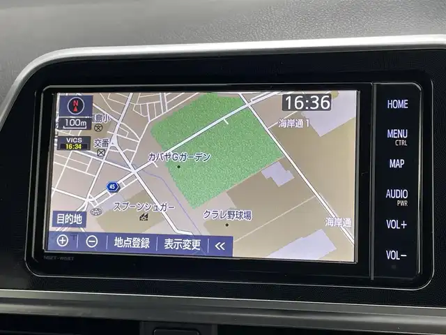 トヨタ シエンタ ハイブリッド G 岡山県 2019(令1)年 6.6万km ブラックマイカ 純正ナビ【NSZT-W68T】/【CD/DVD/BT/フルセグTV】/エンジンスターター/バックカメラ/クルーズコントロール/両側パワースライドドア　/オートハイビーム/ビルトインＥＴＣ/衝突軽減ブレーキ/アイドリングストップ/プッシュスタート/ISOFIX/ステアリングスイッチ/チルトステアリング/ドアバイザー/純正フロアマット/スマートキー×2/新車保証書