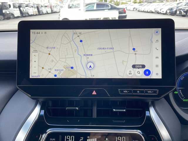 トヨタ ハリアー ハイブリッド 富山県 2025(令7)年 0.1千km プラチナホワイトパールマイカ 禁煙車/4WD/ワンオーナー/純正１２．３インチディスプレイオーディオ/調光パノラマルーフ/モデリスタエアロ/全方位カメラ/フルセグＴＶ/JBLプレミアムサウンド/トヨタセーフティセンス/レーダークルーズコントロール/レーンキープアシスト/コーナーセンサー/衝突軽減ブレーキ/MTモード付AT/純正フロアマット/純正アルミホイール/エアシート/シートヒーター/デジタルインナーミラー/オートライト/オートマチックハイビーム/ドライブレコーダー/ＥＴＣ2.0
