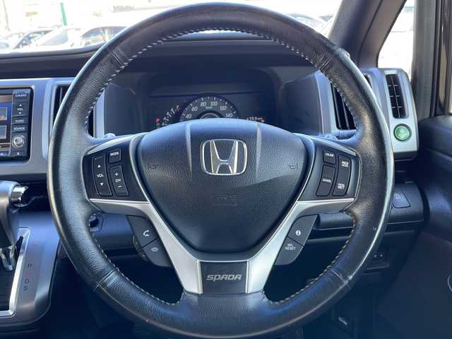 ホンダ ステップワゴン スパーダ Z クールスピリット 栃木県 2012(平24)年 8.2万km プレミアムスパークルブラックパール 純正ナビ/CD/DVD/TV/USB/ビデオ/VSA（ABS＋TCS＋横すべり抑制）+ヒルスタートアシスト機能/バックカメラ/ドライブレコーダー/ETC/アイドリングストップシステム/エコアシスト（ECONモード、コーチング機能）/クルーズコントロール/アクティブコーナリングライト/両側パワースライドドア/Hondaスマートキーシステム/盗難防止装置/スパーダ専用17インチアルミホイール/フォグライト/パドルシフト/ドアバイザー/HIDベットライト/オートライト