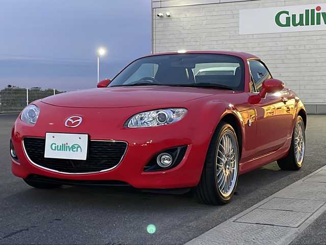 マツダ ロードスター VS RHT 香川県 2009(平21)年 4.7万km トゥルーレッド 純正ナビ（ワンセグTV/CD/DVD再生/BT)/バックカメラ/BBS社外ホイール/レカロシート/シートヒーター/HIDヘッドライト/ETC