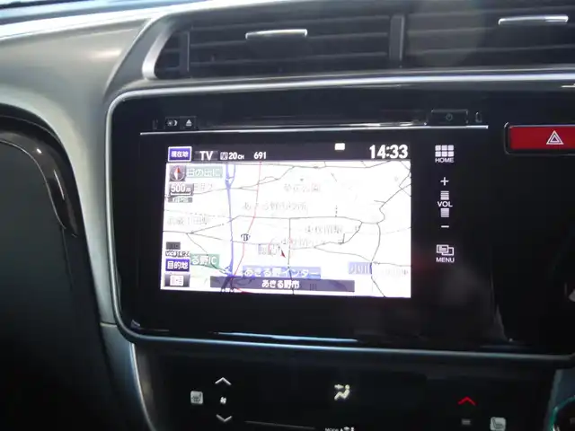 ホンダ グレイス ハイブリッド EX 東京都 2015(平27)年 7.3万km グレー ワンオーナー車/保証書あり/純正ナビ・TV/　BLUETOOTH・HDMI/　バックカメラ・ビルトインETC/ドライブレコーダー/ハーフレザーシート/　前席シートヒーター/あんしんパッケージ/パドルシフト/　クルーズコントロール/モデューロサイドスポイラー/LEDヘッドライト/電動コーナーポール/イルミスカッフプレート/スマートキー×2個