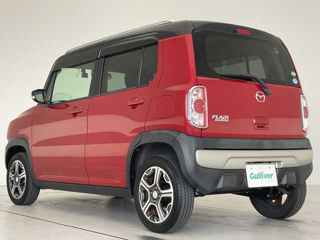 マツダ フレア クロスオーバー XS 愛知県 2014(平26)年 5.6万km フェニックスレッドパール/ブラック SDナビ/バックカメラ/シートヒーター/オートライト/アイドリングストップ/純正アルミホイール/純正フロアマット/純正ドアバイザー/ETC/スマートキー/プッシュスタート