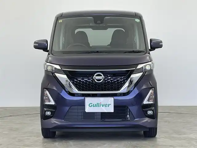 日産 ルークス HWS X プロパイロットED 群馬県 2020(令2)年 3万km アメジストパープル 純正７インチナビ　アラウンドビューモニター　エマージェンシーブレーキ　衝突軽減　プロパイロット　両側パワースライドドア　コーナーセンサー　ＬＥＤヘッドライト　スペアキー　純正アルミホイール