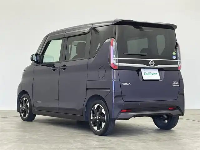 日産 ルークス HWS X プロパイロットED 群馬県 2020(令2)年 3万km アメジストパープル 純正７インチナビ　アラウンドビューモニター　エマージェンシーブレーキ　衝突軽減　プロパイロット　両側パワースライドドア　コーナーセンサー　ＬＥＤヘッドライト　スペアキー　純正アルミホイール
