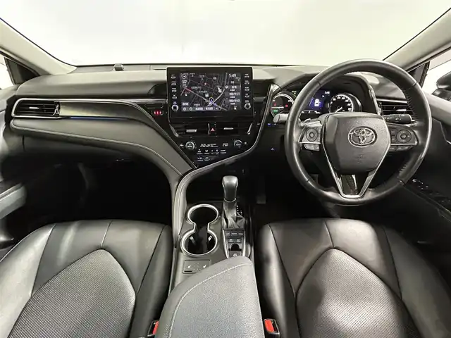 トヨタ カムリ WSレザーパッケージ 大阪府 2022(令4)年 2.7万km アティチュードブラックマイカ GRエアロ/マフラー 純正ナビ バックカメラ ETC2.0 革シート パワーシート/ヒーター 衝突軽減 レーダークルコン BSM ヘッドアップディスプレイ レーンアシスト オートハイビーム