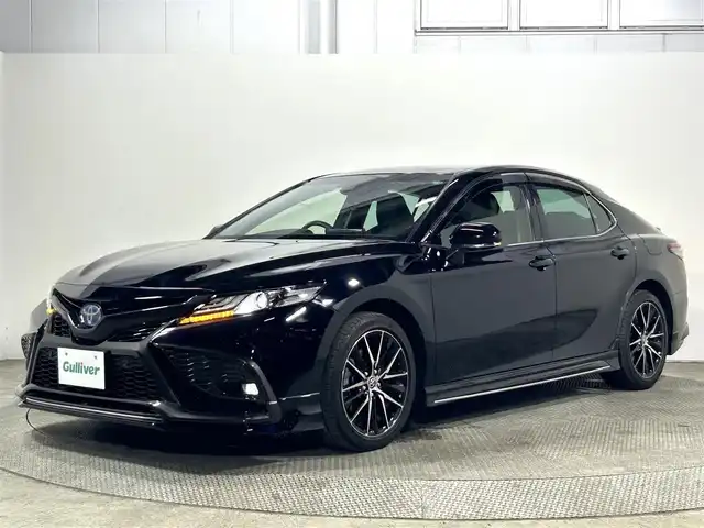 トヨタ カムリ WSレザーパッケージ 大阪府 2022(令4)年 2.7万km アティチュードブラックマイカ GRエアロ/マフラー 純正ナビ バックカメラ ETC2.0 革シート パワーシート/ヒーター 衝突軽減 レーダークルコン BSM ヘッドアップディスプレイ レーンアシスト オートハイビーム