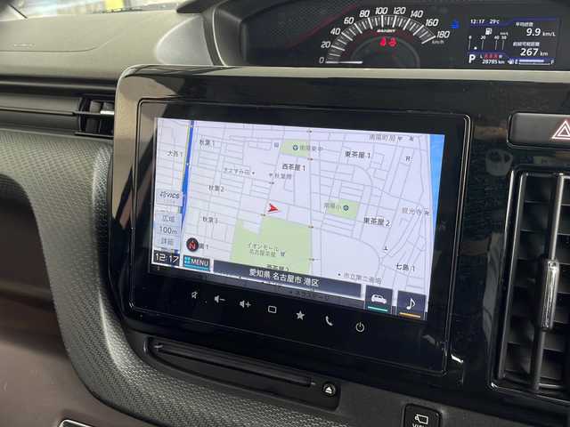 スズキ ソリオ バンディット HV MV 愛知県 2021(令3)年 2.9万km フレイムオレンジパールメタリック/ブラック2トーンルーフ 衝突被害軽減ブレーキ/純正9インチディスプレイオーディオ（ナビあり）/全方位カメラ/両側パワースライドドア/レーダークルーズコントロール/シートヒーター/フルセグTV/CD/Bluetooth/ヘッドアップディスプレイ/コーナーセンサー/純正アルミホイール/LEDヘッドライト/インテリジェントミラー/オートマチックハイビーム/ドライブレコーダー/ETC/ステアリングスイッチ/スマートキー/プッシュスタート