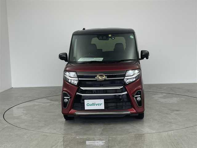 ダイハツ タント カスタム RS スタイルセレクション 愛知県 2022(令4)年 2.9万km ブラックマイカメタリック/ファイアークォーツレッドメタリック 2トーン 純正ナビ/全方位カメラ/両側パワースライドドア/ハーフレザー/シートヒーター/スペアキー/ACC/DVD再生可能/TV/Bluetooth/USB端子入力/ETC装備/ドアバザー/テレビキャンセラー/オートホールド/ドライブレコーダー/レーンキープ/オートライト/コーナーセンサー/レーダー