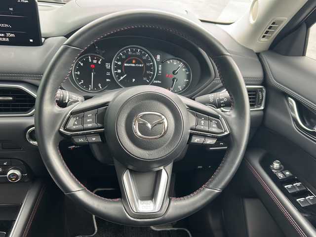マツダ ＣＸ－５ XD ブラックトーンエディション 茨城県 2022(令4)年 2.2万km ポリメタルグレーM 純正メモリーナビ/Bluetooth/フルセグTV/AM/FM/アラウンドビューモニター/バックカメラ/全方位カメラ/ドライブレコーダー/ETC/USB端子/電動リアゲート/アダプティブクルーズコントロール/ハーフレザー/前席パワーシート/前席シートヒーター/ステアリングヒーター/LEDヘッドライト/オートライト/コーナーセンサー/レーンキープアシスト/純正19インチアルミホイール/純正フロアマット/衝突軽減システム/保証書/取扱説明書/記録簿