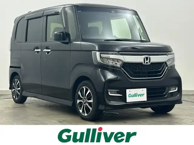 ホンダ Ｎ ＢＯＸ カスタム G L ホンダセンシング 岡山県 2019(令1)年 6.5万km クリスタルブラックパール 純正ナビ(VXM-204VFi)/・バックカメラ/・FM/AM/Bluetooth/フルセグ/CD/DVD/片側パワースライドドア/ビルトインETC/ドライブレコーダー/シートカバー/ホンダセンシング/・衝突軽減ブレーキ/・誤発進抑制機能/・アダプティブクルーズコントロール/・車線維持支援システム/・オートハイビーム/LEDヘッドライト/後席サンシェード/ISOFIX/純正14インチアルミ/純正フロアマット
