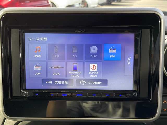 スズキ スペーシア ギア HYBRID XZ 山口県 2023(令5)年 1.8万km クールカーキパールメタリック/ガンメタリック2トーン デュアルセンサーブレーキサポートII	/・アダプティブクルーズコントロール (ACC)/・低速時ブレーキサポート/・誤発進抑制機能 /・ 後方誤発進抑制機能/・発進お知らせ機能/・車線逸脱警報機能 /・ 車線逸脱抑制/・機能ふらつき警報機能/・標識認識機能/・ハイビームアシスト/スマートキー×２/社外メモリナビ　（MDV-D310）/ワンセグTV/CD/DVD/Bluetooth//バックカメラ/両側パワースライドドア/ドライブレコーダー（DC-XR2）/ヘッドアップディスプレイ/LEDオートライト/D席/N席シートヒーター/ルーフレール/ビルトインETC/純正14インチアルミホイール/保証書/取扱説明書