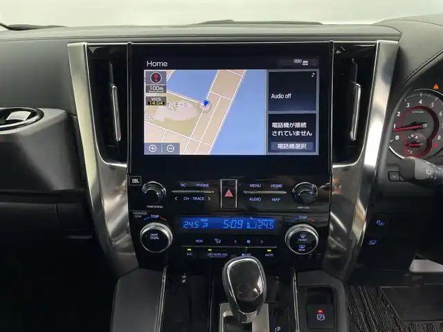 トヨタ アルファード S Cパッケージ 鹿児島県 2021(令3)年 5.3万km ブラック メーカー10インチナビ/（AM/FM/CD/DVD/Bluetooth）/JBLプレミアムサウンド/パノラミックビューモニター/ツインムーンルーフ/パーキングアシスト/3眼LEDヘッドランプ/デジタルインナーミラー/ブラインドスポットモニター/両側パワースライドドア/パワーバックドア/パワーシート/シートヒーター/ベンチレーション/ステアリングヒーター/トヨタセーフティセンス/・プリクラッシュセーフティ/・レーンディパーチャーアラート/・アダプティブハイビーム/・レーダークルーズコントロール/ETC2.0/前後ドライブレコーダー