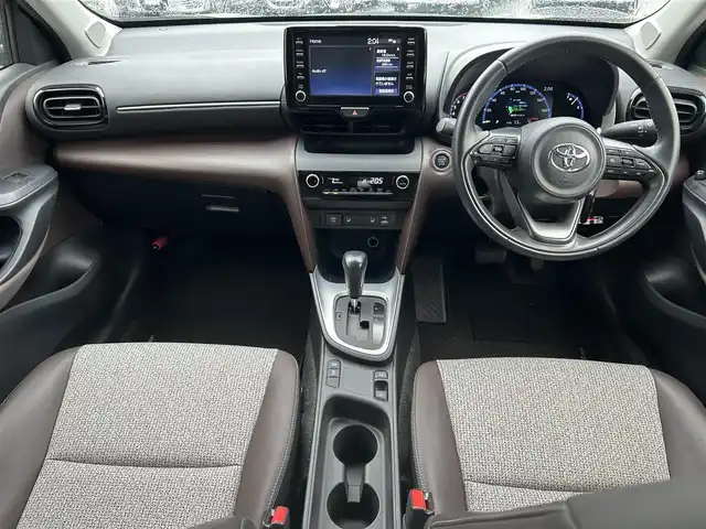 トヨタ ヤリスクロス Z 栃木県 2020(令2)年 4.4万km ブラックマイカ 純正ディスプレイオーディオ/・Bluetooth USB/・アラウンドビューモニター/追従式クルーズコントロール/オートブレーキホールド/電動パーキング/ブラインドスポットモニター/ハーフレザーシート/運転席パワーシート/シートヒーター/ETC/18インチアルミホイール/ドアバイザー/衝突被害軽減システム/コーナーセンサー/LEDヘッドライト/オートライト/オートマチックハイビーム/取扱説明書