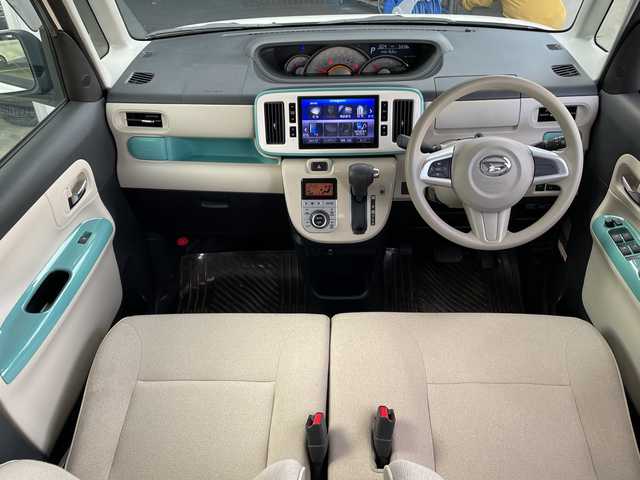 ダイハツ ムーヴ キャンバス G メイクアップ VS SAⅢ 長野県 2021(令3)年 1万km パールホワイトⅢ/ファインミントメタリック 2トーン 禁煙車/フルタイム4WD/純正8型ナビ/【NSZN-X71D】/(FM/AM/Bluetooth/フルセグTV/CD/DVD)/全周囲カメラ/前後COMTECドライブレコーダー【ZDR 025KT】/両側パワースライドドア/寒冷地仕様/純正ETC/衝突被害軽減システム/後方コーナーセンサー/運転席シートヒーター/純正フロアマット/LEDヘッドライト/フォグランプ/ドアバイザー/アダプティブフロントライティングシステム(AFS)/アイドリングストップ/オートハイビーム/オートライト/プッシュスタート/スマートキー/スペアキー1本/パワーステアリング/パワーウインドウ