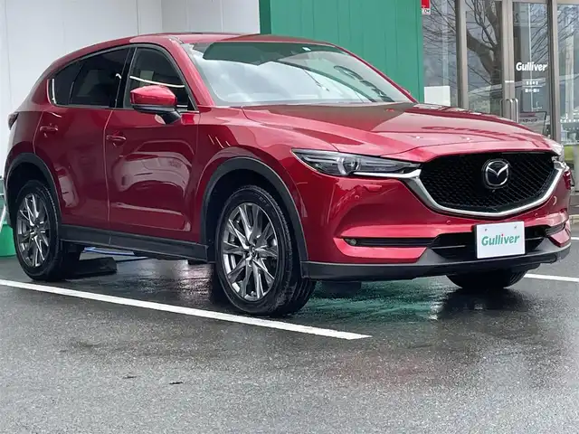 マツダ ＣＸ－５ XD エクスクルーシブモード 京都府 2020(令2)年 7.7万km ソウルレッドクリスタルM 〇純正ナビ/〇フルセグTV/〇バックカメラ/〇360°ビューモニター/〇ETC/〇ドライブレコーダー/〇ガラスルーフ/〇アドバンスドスマートシティブレーキ/〇パーキングセンサー/〇BOSEサウンドシステム/〇レーダークルーズコントロール/〇ブラインドスポットモニター/〇パワーバッグドア/〇アダプティブLEDヘッドランプ/〇オートライト/〇フォグランプ/〇純正19インチアルミ/〇革巻きステアリング/〇パドルシフト/〇ステアリングヒーター/〇革シート/〇パワーシート/〇シートヒーター/〇シートベンチレーション/〇左右独立オートエアコン/〇アドバンスドキーレス/〇禁煙車