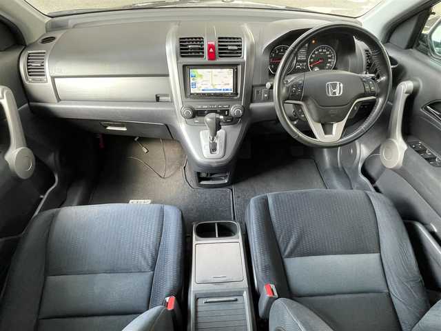 ホンダ ＣＲ－Ｖ ZXi 神奈川県 2007(平19)年 9.3万km ナイトホークブラックパール 社外SDナビ/・ワンセグTV/CD/DVD/Bluetooth/バックカメラ/ルーフレール/クルーズコントロール/AFS/ETC/ドアバイザー/トランクボード/革巻きステアリング/革巻きシフトノブ/純正フロアマット/純正18インチアルミホイール/純正HIDヘッドライト/フォグランプ/盗難防止装置/カーテンエアバック/スマートキー×2/取扱説明書/新車時保証書
