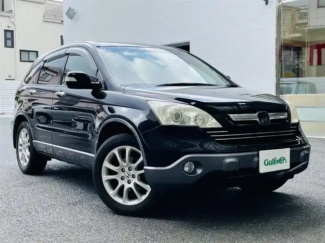 ホンダ ＣＲ－Ｖ ZXi 神奈川県 2007(平19)年 9.3万km ナイトホークブラックパール 社外SDナビ/・ワンセグTV/CD/DVD/Bluetooth/バックカメラ/ルーフレール/クルーズコントロール/AFS/ETC/ドアバイザー/トランクボード/革巻きステアリング/革巻きシフトノブ/純正フロアマット/純正18インチアルミホイール/純正HIDヘッドライト/フォグランプ/盗難防止装置/カーテンエアバック/スマートキー×2/取扱説明書/新車時保証書