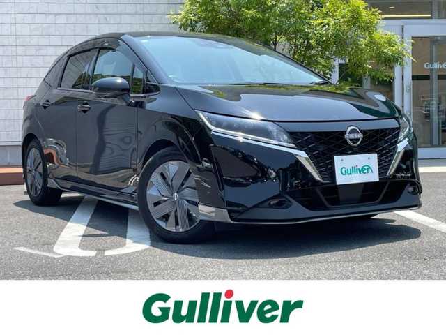 日産 ノート X 愛媛県 2021(令3)年 1.8万km スーパーブラック ・純正フルエアロ　/・純正コネクトナビ　/・フルセグＴＶ　/・カープレイ　/・プロパイロット　/・アラウンドビューモニタ　/・シートヒーター　/・ブラインドスポット　/・寒冷地仕様　/・デジタルインナーミラー　/・置くだけ充電　/・ＢＳＷ　/・ＥＴＣ