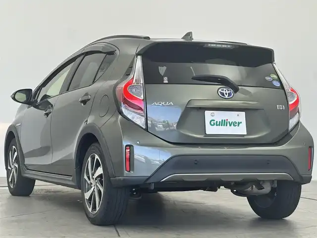 トヨタ アクア クロスオーバー 愛知県 2019(令1)年 3.4万km オリーブマイカM 純正SDナビ　/フルセグTV　/Bluetooth　/TSS　/レーンディパラーチャー　/衝突軽減ブレーキ　/前後ドライブレコーダー　/ハーフレザーシート　/クリアランスソナー　/シートヒーター　/スペアキー　/純正AW　/純正フロアマット　