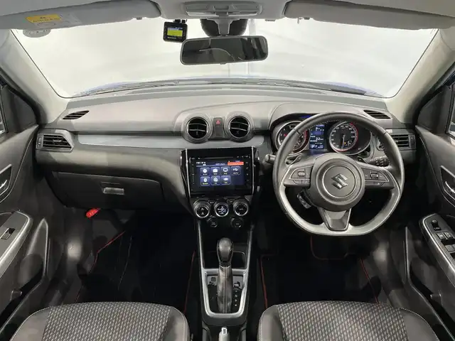 スズキ スイフト HYBRID RS 愛知県 2017(平29)年 3.7万km スピーディーブルーM 純正ナビ　/(CD・DVD再生/ラジオ/フルセグTV/USB/iPod/Bluetooth/AUX)/アラウンドビューモニター　/デュアルセンサーブレーキサポート　/レーダークルーズコントロール/シートヒーター　/ビルトインＥＴＣ　/ＬＥＤヘッドライト　/ドライブレコーダー　/ＵＳＢ接続　/パドルシフト　/車線逸脱警報　/横滑り防止/アイドリングストップ/プッシュスタート/　　-スマートキー/純正フロアマット