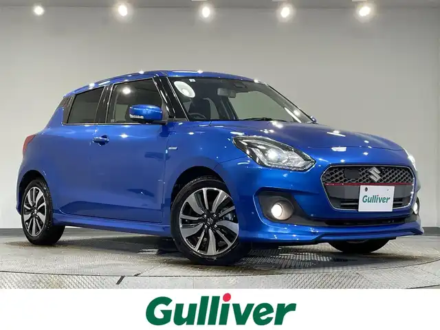 スズキ スイフト HYBRID RS 愛知県 2017(平29)年 3.7万km スピーディーブルーM 純正ナビ　/(CD・DVD再生/ラジオ/フルセグTV/USB/iPod/Bluetooth/AUX)/アラウンドビューモニター　/デュアルセンサーブレーキサポート　/レーダークルーズコントロール/シートヒーター　/ビルトインＥＴＣ　/ＬＥＤヘッドライト　/ドライブレコーダー　/ＵＳＢ接続　/パドルシフト　/車線逸脱警報　/横滑り防止/アイドリングストップ/プッシュスタート/　　-スマートキー/純正フロアマット