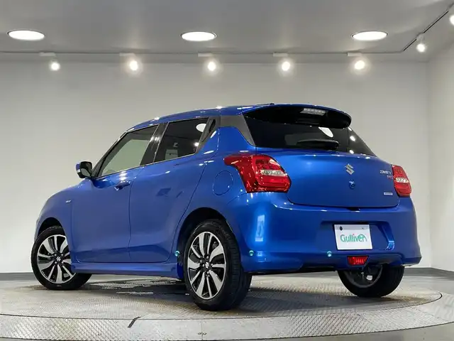 スズキ スイフト HYBRID RS 愛知県 2017(平29)年 3.7万km スピーディーブルーM 純正ナビ　/(CD・DVD再生/ラジオ/フルセグTV/USB/iPod/Bluetooth/AUX)/アラウンドビューモニター　/デュアルセンサーブレーキサポート　/レーダークルーズコントロール/シートヒーター　/ビルトインＥＴＣ　/ＬＥＤヘッドライト　/ドライブレコーダー　/ＵＳＢ接続　/パドルシフト　/車線逸脱警報　/横滑り防止/アイドリングストップ/プッシュスタート/　　-スマートキー/純正フロアマット