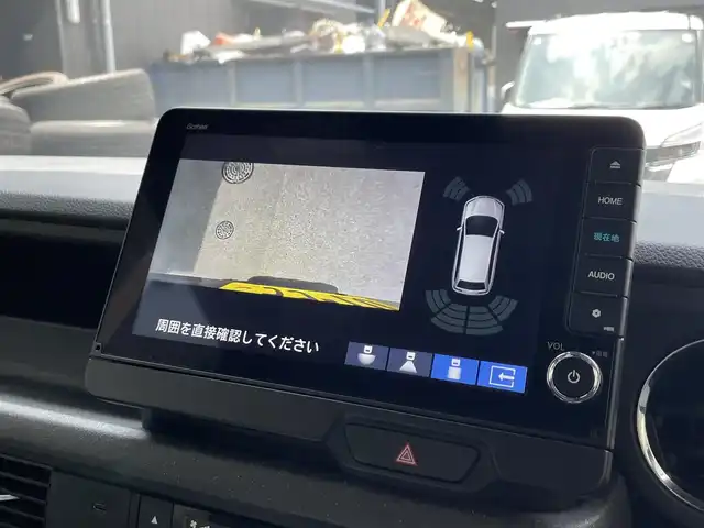 ホンダ Ｎ ＢＯＸ カスタム 滋賀県 2024(令6)年 0.1万km ミッドナイトブルービームM 禁煙車/純正9型ナビ/CD/DVD/Bluetooth/フルセグTV/ドラレコ/ETC/バックカメラ/片側パワースライドドア/プッシュスタート/スペアキー/クルーズコントロール/シートヒーター/ホンダセンシング/LEDヘッドライト/オートライト/純正アルミホイール