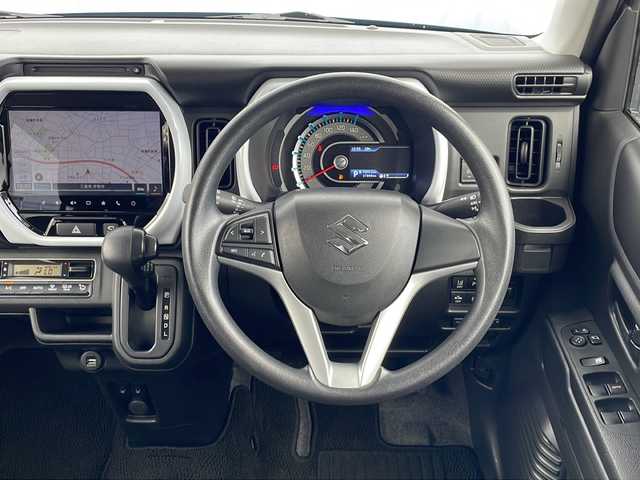 スズキ ハスラー HYBRID G 三重県 2020(令2)年 2.8万km ブリスクブルーメタリック/ホワイト2トーンルーフ ９型ナビ　/全周囲カメラ　/ビルトインＥＴＣ/ＬＥＤヘッドライト　/フォグライト　/前席シートヒーター　/衝突軽減システム　/レーンキープアシスト　/オートライト　/電動格納ミラー　/純正ホイール　/スペアキー/禁煙車