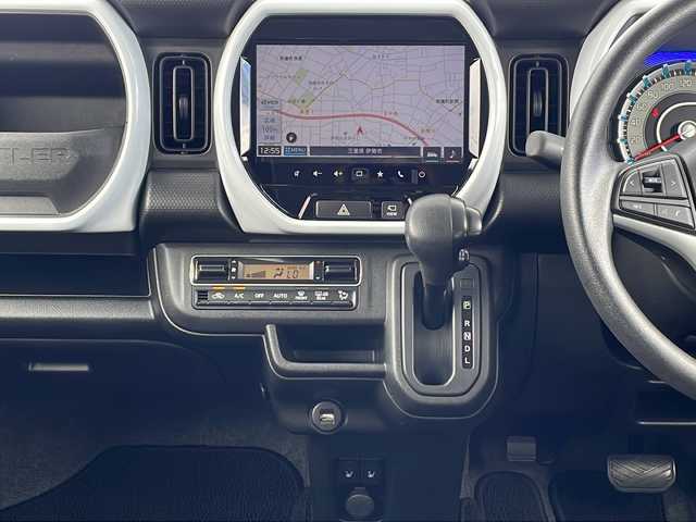スズキ ハスラー HYBRID G 三重県 2020(令2)年 2.8万km ブリスクブルーメタリック/ホワイト2トーンルーフ ９型ナビ　/全周囲カメラ　/ビルトインＥＴＣ/ＬＥＤヘッドライト　/フォグライト　/前席シートヒーター　/衝突軽減システム　/レーンキープアシスト　/オートライト　/電動格納ミラー　/純正ホイール　/スペアキー/禁煙車