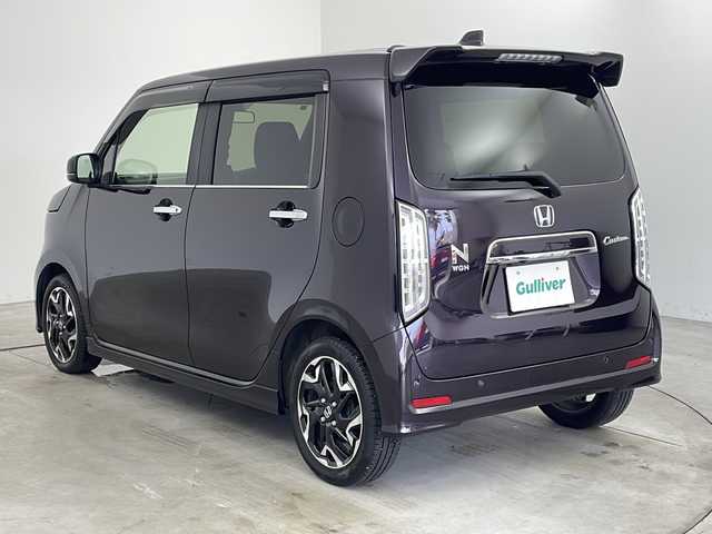 ホンダ Ｎ ＷＧＮ カスタム Lターボ ホンダS 兵庫県 2021(令3)年 4.6万km プレミアムベルベットパープル・パール ・衝突軽減ブレーキ(CMBS)/・誤発進抑制機能/・歩行者事故低減ステアリング/・先行者発進お知らせ機能/・標識認識機能/・路外逸脱抑制機能/・渋滞追従機能付きACC/・LKAS(車線維持支援システム)/・後方誤発進抑制機能/・オートハイビーム/・ビルトインETC/・運転席シートヒーター/・LEDヘッドライト/・電子パーキングブレーキ/・オートブレーキホールド/・純正アルミホイール/・革巻きステアリング/・パドルシフト/・ハーフレザーシート/・純正フロアマット/・レーダークルーズコントロール/・AACエアコン/・前後ドライブレコーダー/・W＋サイドエアバック/・カーテンエアバック/・スマートキー