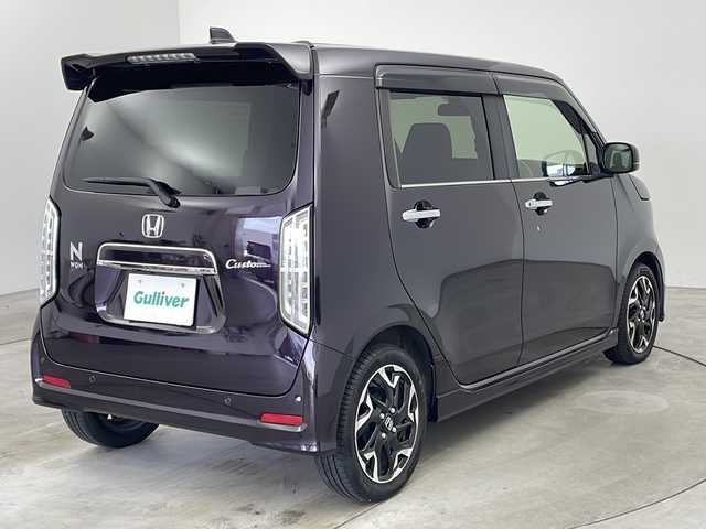 ホンダ Ｎ ＷＧＮ カスタム Lターボ ホンダS 兵庫県 2021(令3)年 4.6万km プレミアムベルベットパープル・パール ・衝突軽減ブレーキ(CMBS)/・誤発進抑制機能/・歩行者事故低減ステアリング/・先行者発進お知らせ機能/・標識認識機能/・路外逸脱抑制機能/・渋滞追従機能付きACC/・LKAS(車線維持支援システム)/・後方誤発進抑制機能/・オートハイビーム/・ビルトインETC/・運転席シートヒーター/・LEDヘッドライト/・電子パーキングブレーキ/・オートブレーキホールド/・純正アルミホイール/・革巻きステアリング/・パドルシフト/・ハーフレザーシート/・純正フロアマット/・レーダークルーズコントロール/・AACエアコン/・前後ドライブレコーダー/・W＋サイドエアバック/・カーテンエアバック/・スマートキー